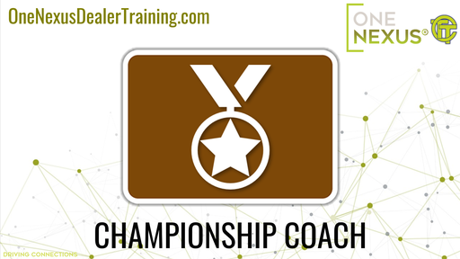 CHAMPIONSHIP COACH: Excellence in Mentorship
